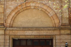 Original entrance to the Musical Fund Hall