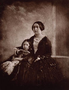 Photograph of Queen Victoria and Princess Victoria