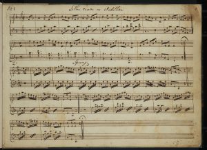 Manuscript piano scores of Silver Crown as a Cotillion and Spring